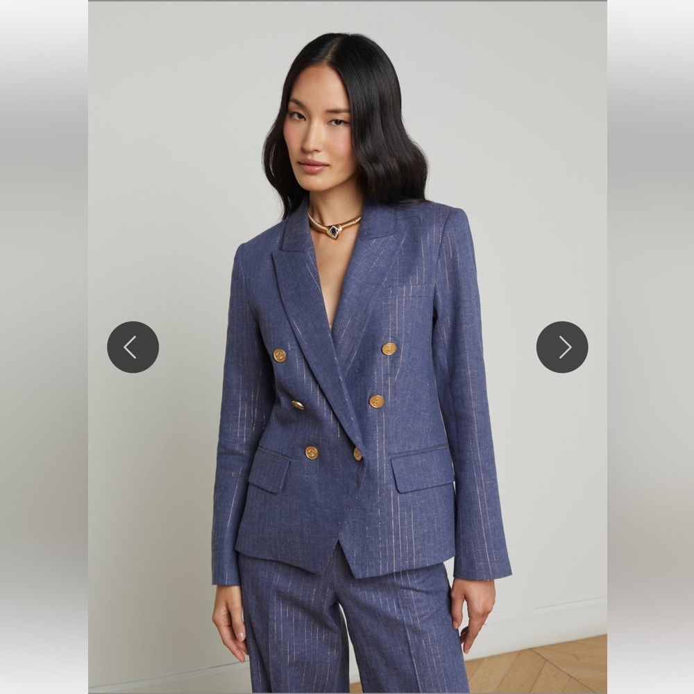 L'AGENCE
Kenzie Pinstriped Blazer